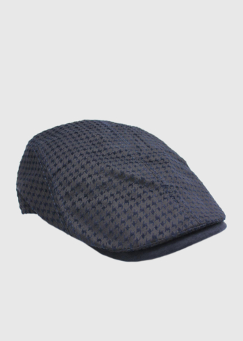 Collins dark blue mens printed cap