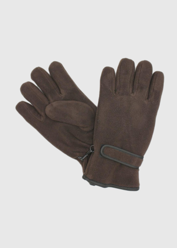 Elanor brown velcro gloves