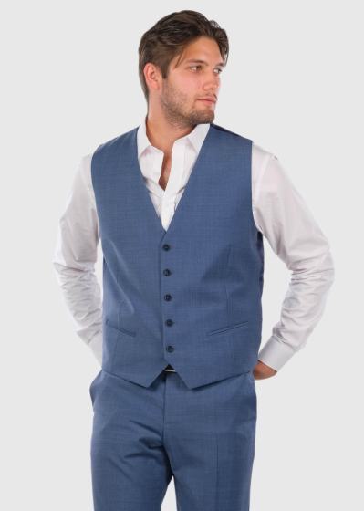 Demis blue men's classic vest