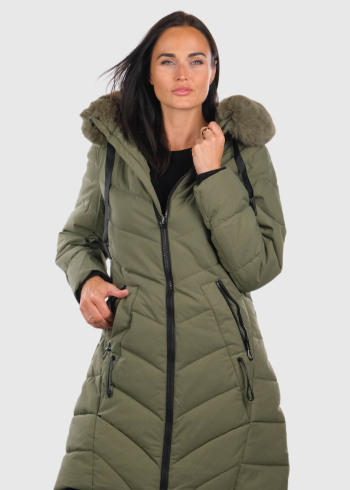 Efa green elongated jacket 