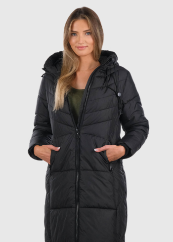 Edisa black elongated jacket