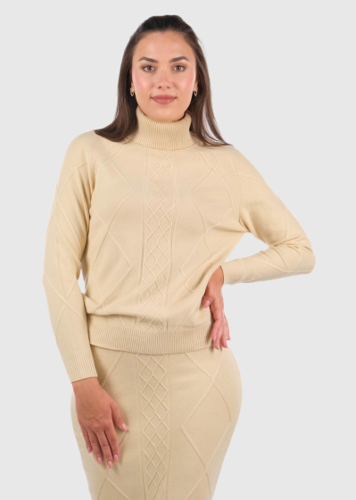 Eldisa beige warm suit