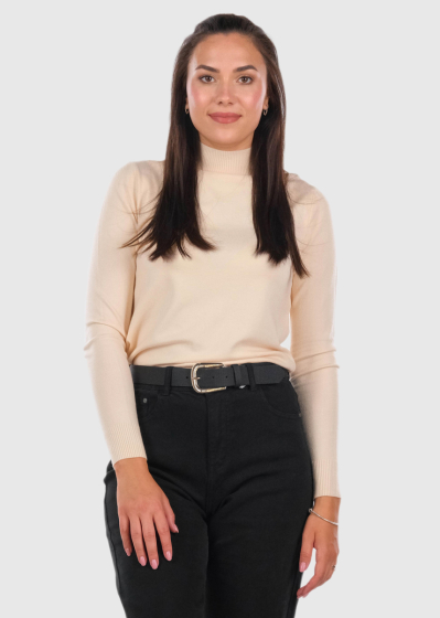 Esita beige women's turtleneck