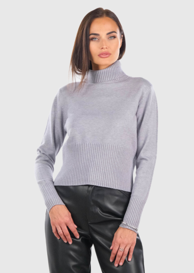 Haley grey warm turtleneck