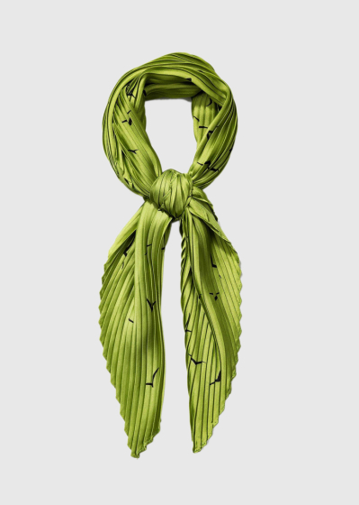Green women's scarf
