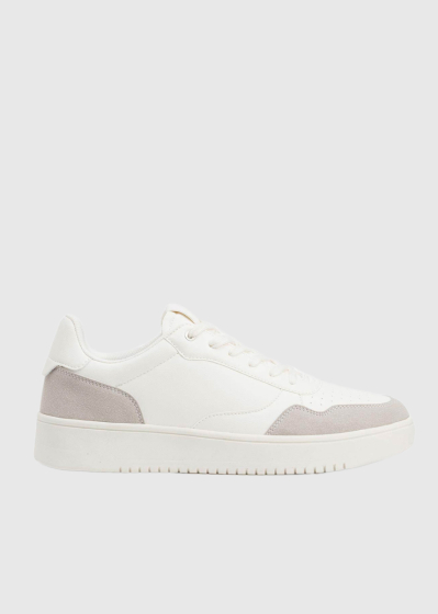 White men's sneakers	 