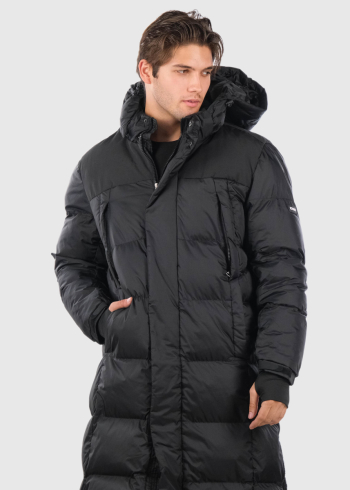 Elcan black men's winter jacket