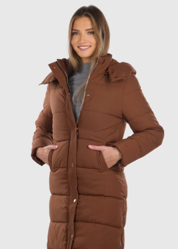 Inaya brown long jacket