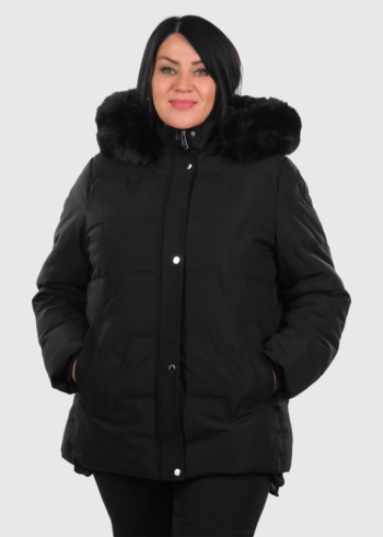 Janelle Plus Size black short jacket