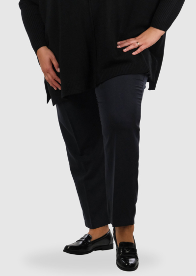 Julieta Plus Size dark blue women's pants