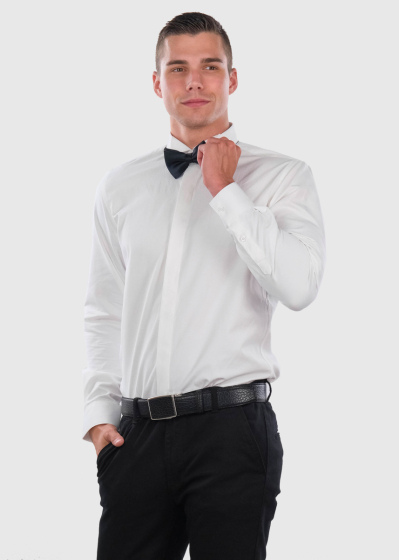 Floriano Slim Fit white shirt