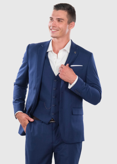 Gamil Slim Fit blue suit