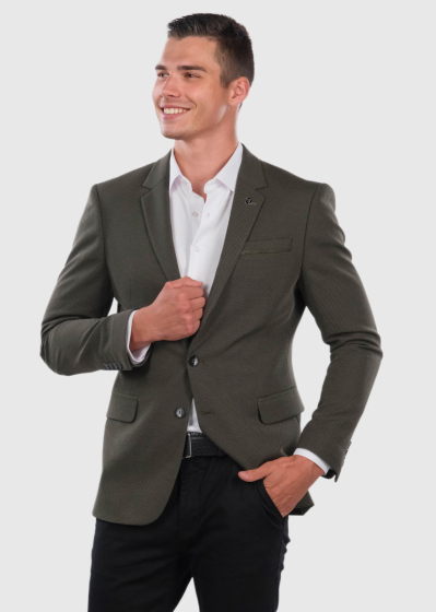 Gitinon khaki men's blazer