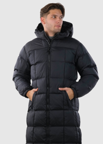 Lothar черная мужская длинная куртка