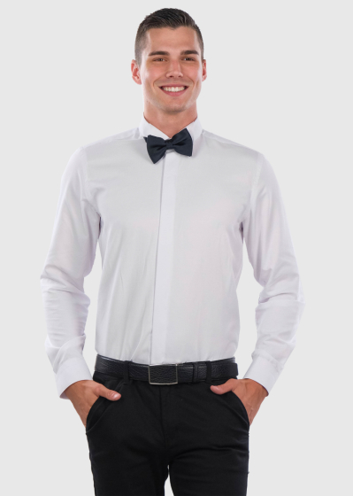 Floriano Slim Fit white shirt