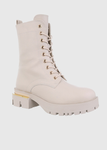 Leyli beige women's boots