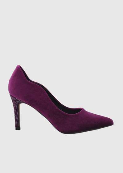 AZAREY purple high heeled shoes