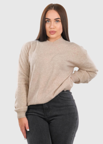 Delmira beige women's sweater