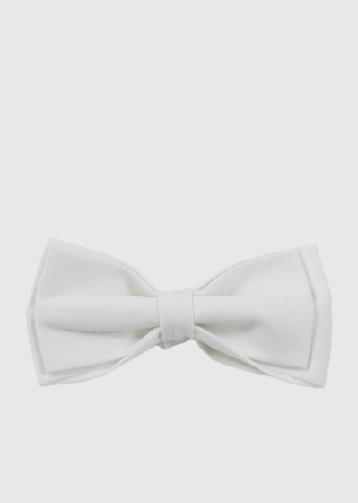 White men's bow tie