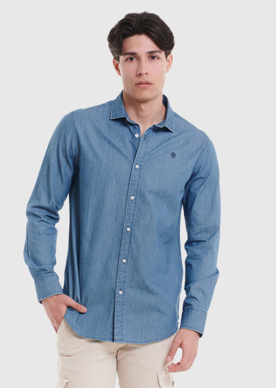 Lucky blue denim shirt