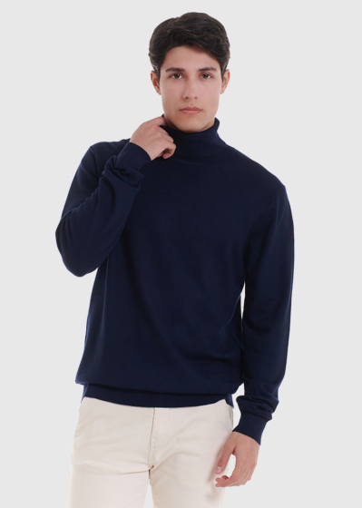 Laurentiu tumši zila vīriešu bītlene