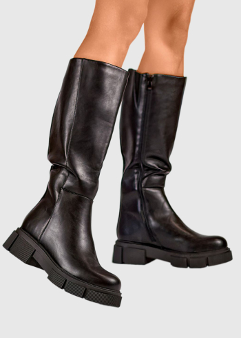 Zhanira black women's high boots