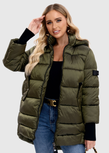 Zelmira dark green women's jacket