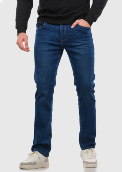Regular Fit blue mens jeans