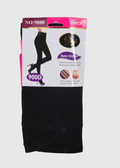 Yasmin black warm tights