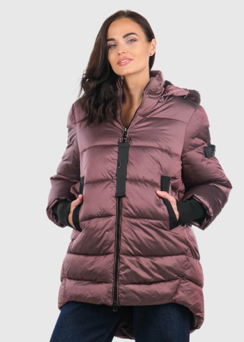 Zelmira dark purple women's jacket