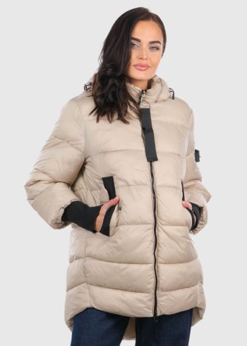 Zelmira beige women's jacket