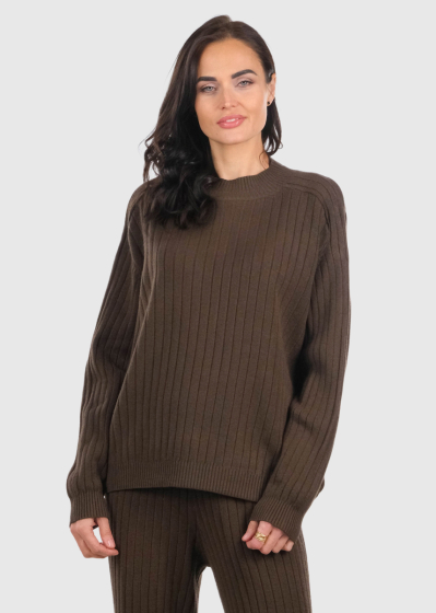 Candy brown women's suit