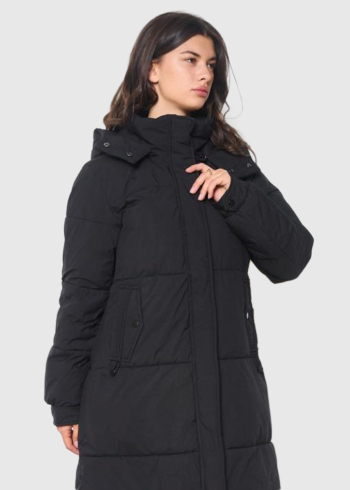 Rufa black elongated jacket