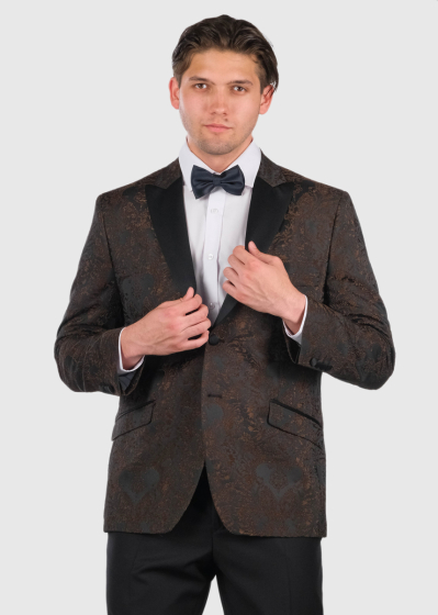 Tekle men's blazer with pattern
