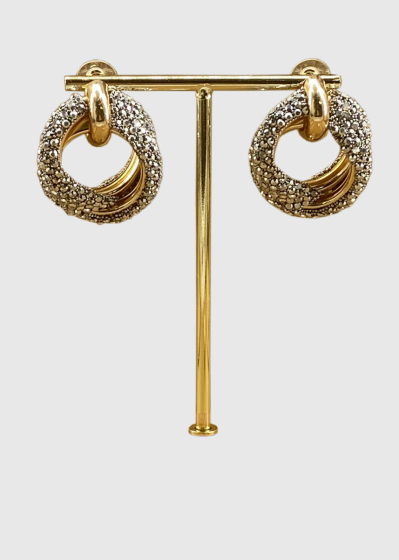 Almara women's earrings with crystals