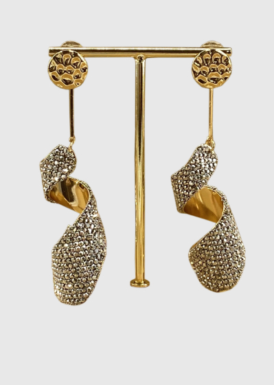 Asuna earrings with crystals