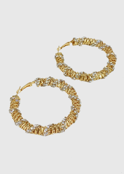Amy gold-colored women's earrings