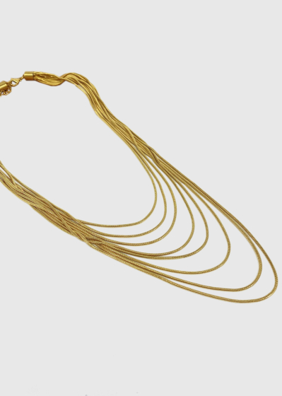 Aisana gold-colored necklace