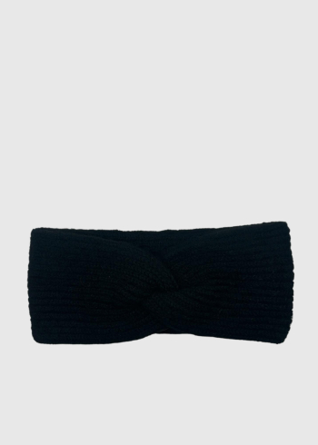 Arsinoe black women's knitted headband 