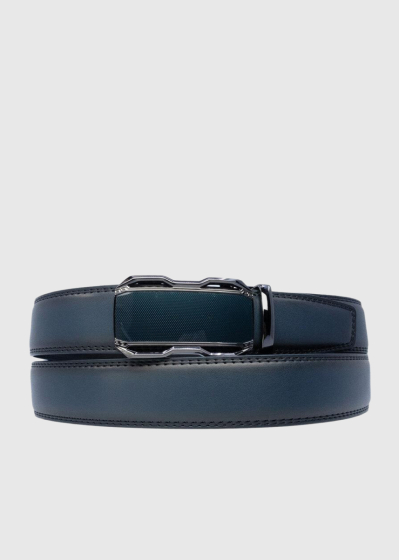 Azur dark blue men's belt