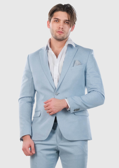 Aiken light blue men's blazer