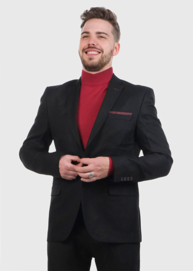 Argo melna vīriešu žakete