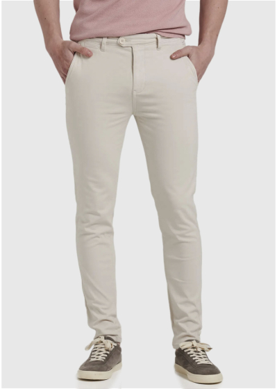 Andy beige men's pants with pockets