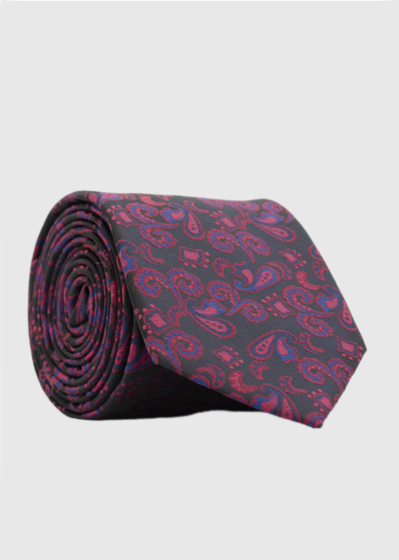 Aurel men's tie with print