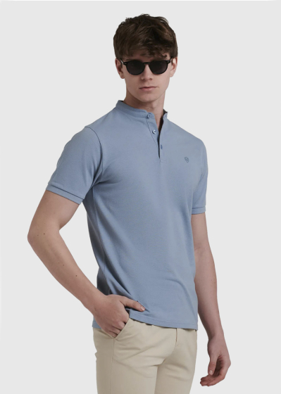 Bob blue men's Polo Shirt