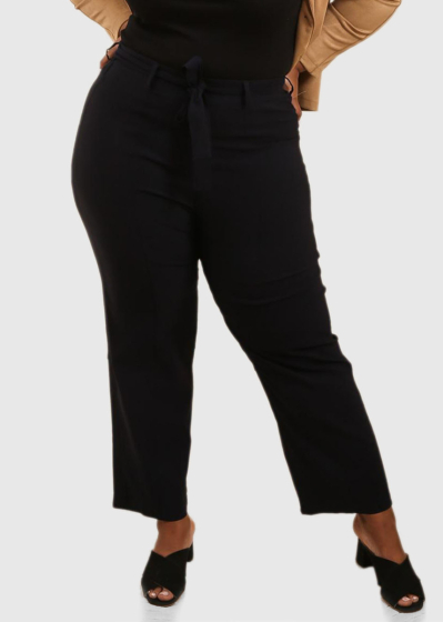 Adisa Plus Size dark blue women's pants 