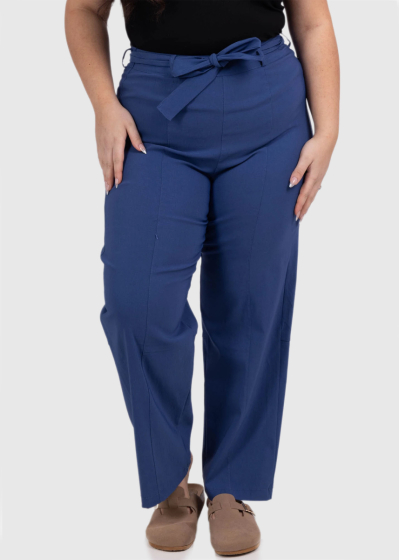 Adisa Plus Size blue women's pants 