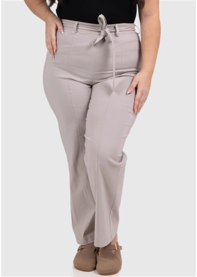 Adisa бежевые женские брюки Больших Размеров