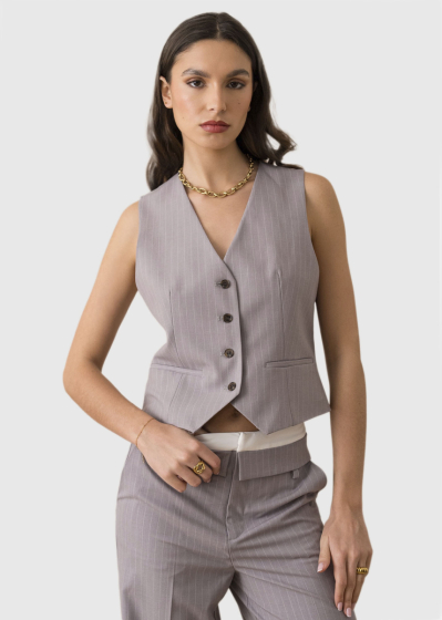 Alima grey women's vest