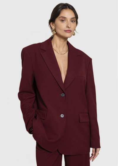Arika bordo oversized blazer